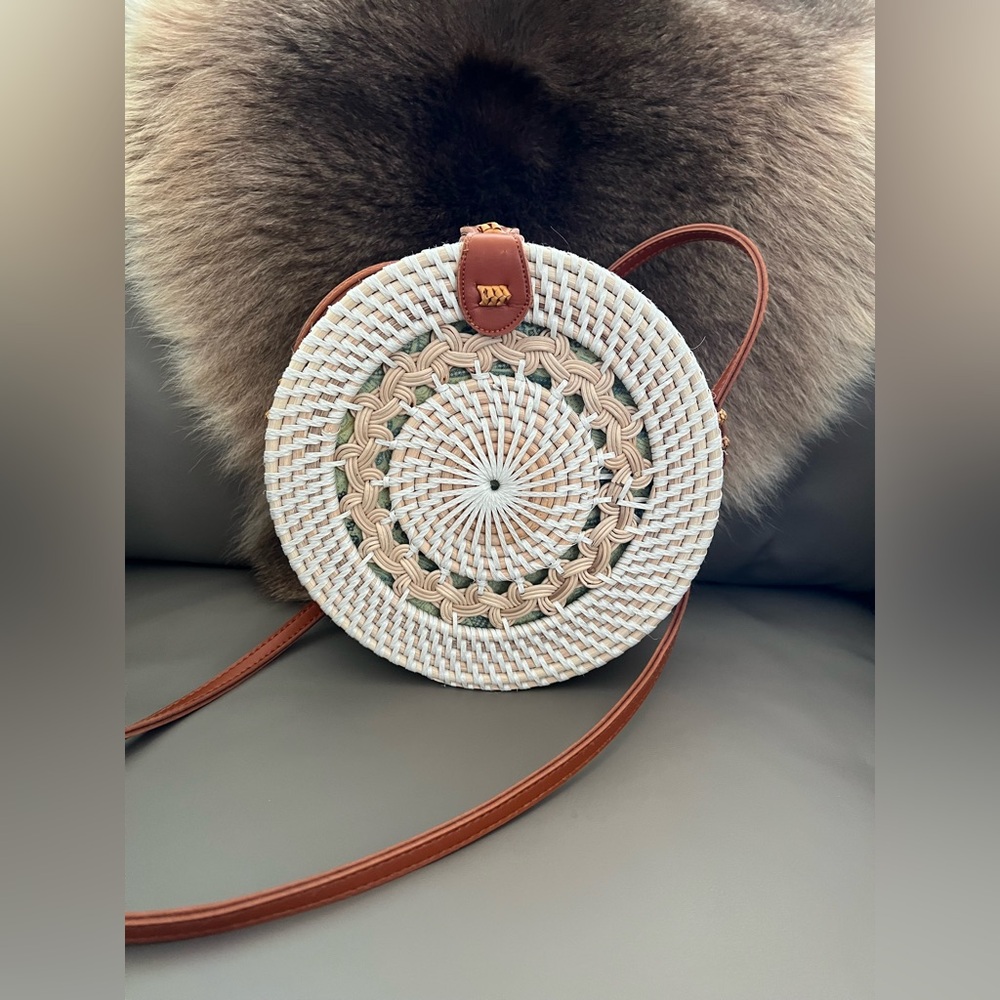 New Rattan Beach/Summer Crossbody Bag
